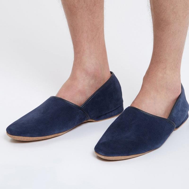 DEREK ROSE CRAWFORD SHEEPSKIN SLIPPERS - Henry Bucks