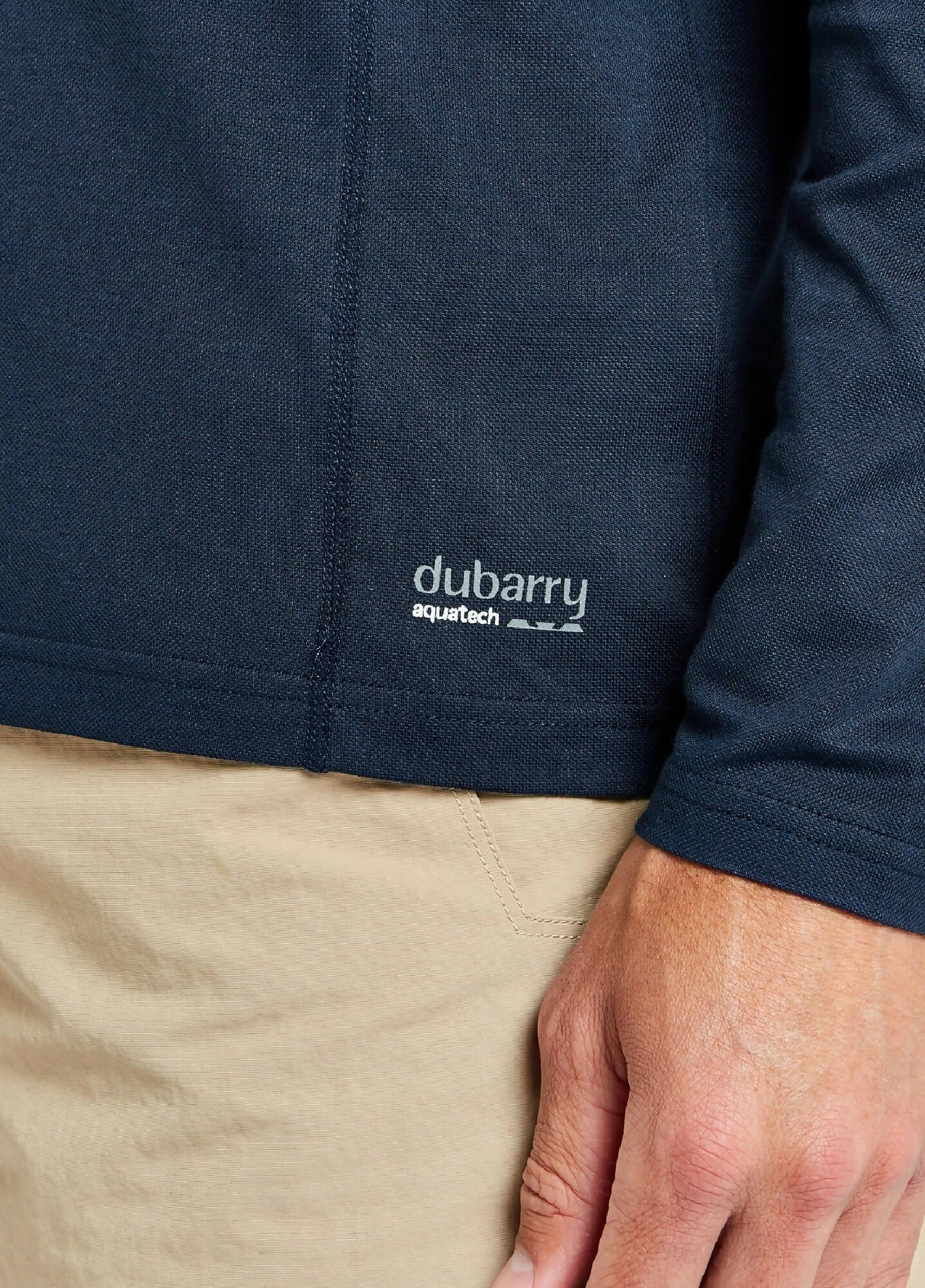 DUBARRY Freshford Long Sleeve Polo NAVY (Online only*) - Henry Bucks