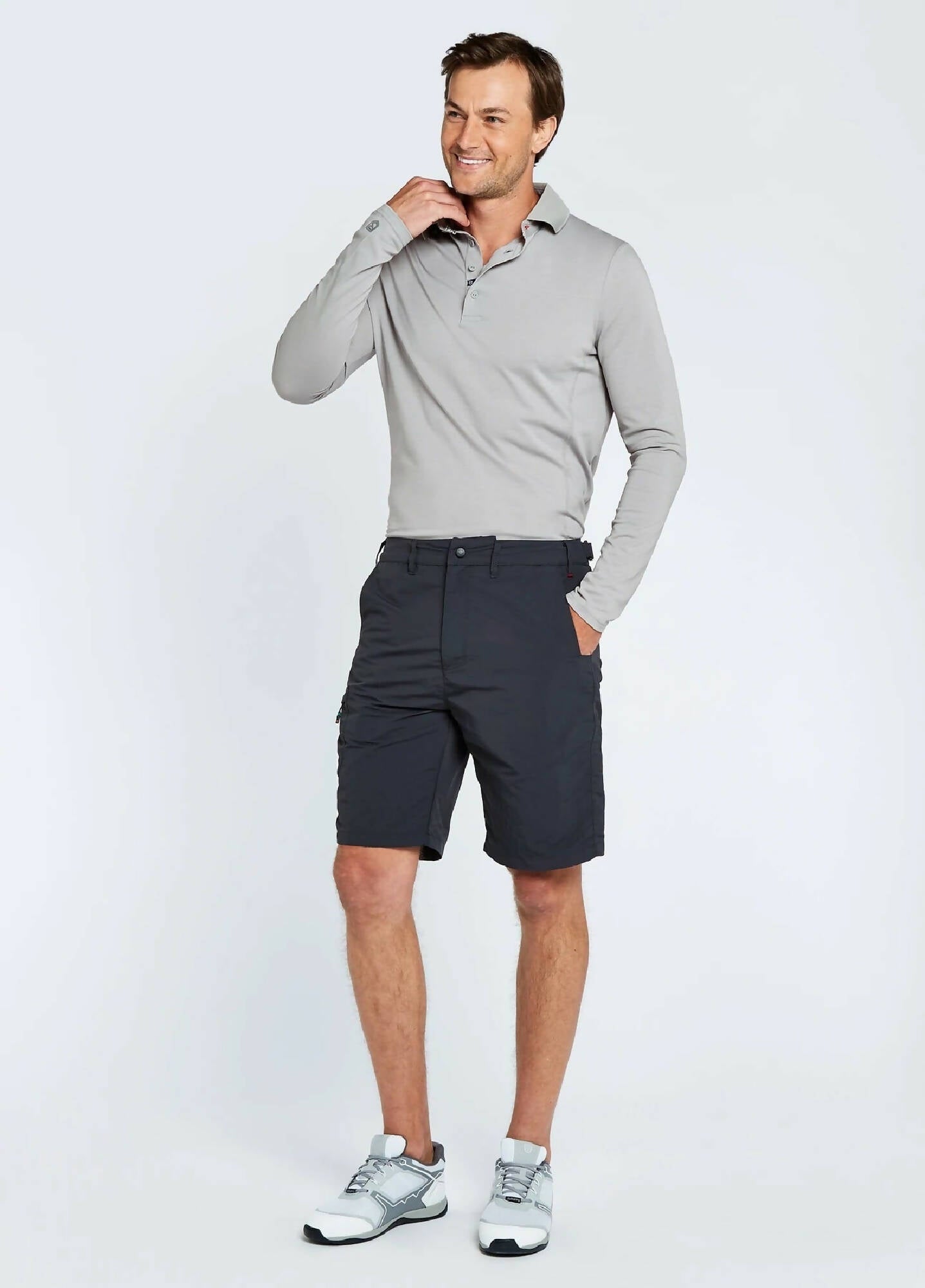 DUBARRY Freshford Long Sleeve Polo PLATINUM (Online only*) - Henry Bucks