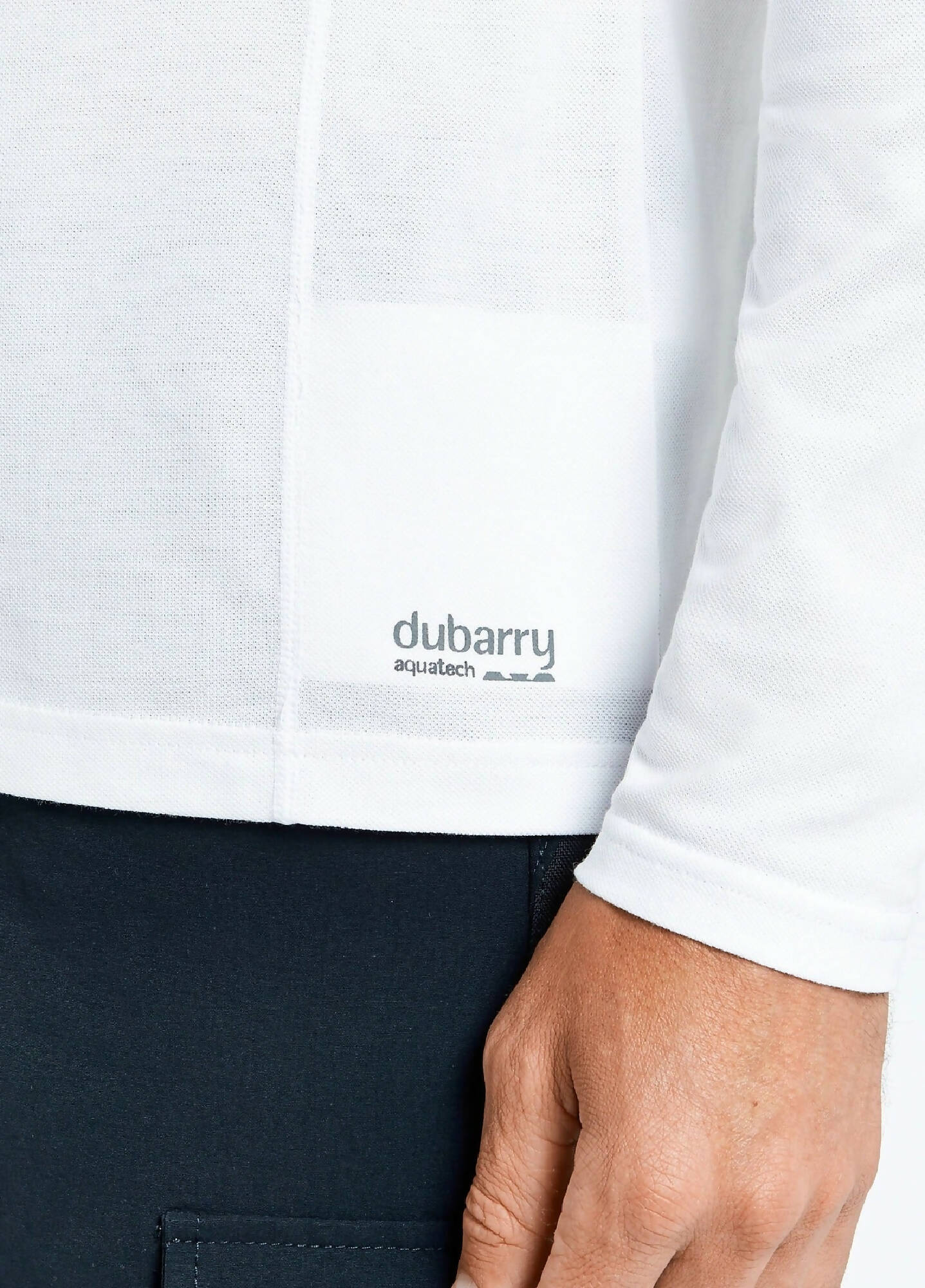 DUBARRY Freshford Long Sleeve Polo WHITE (Online only*) - Henry Bucks