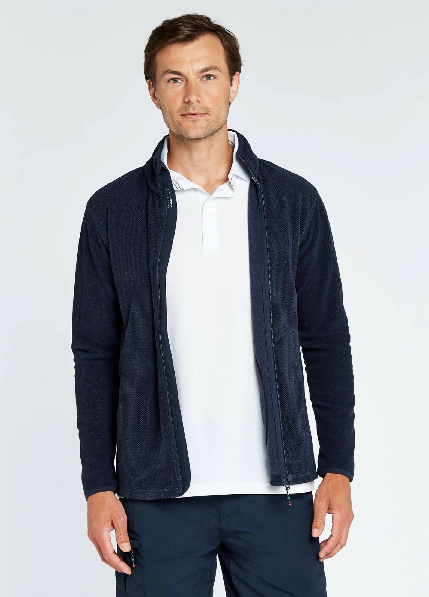 DUBARRY Mustique Full - zip Fleece NAVY (Online only*) - Henry Bucks