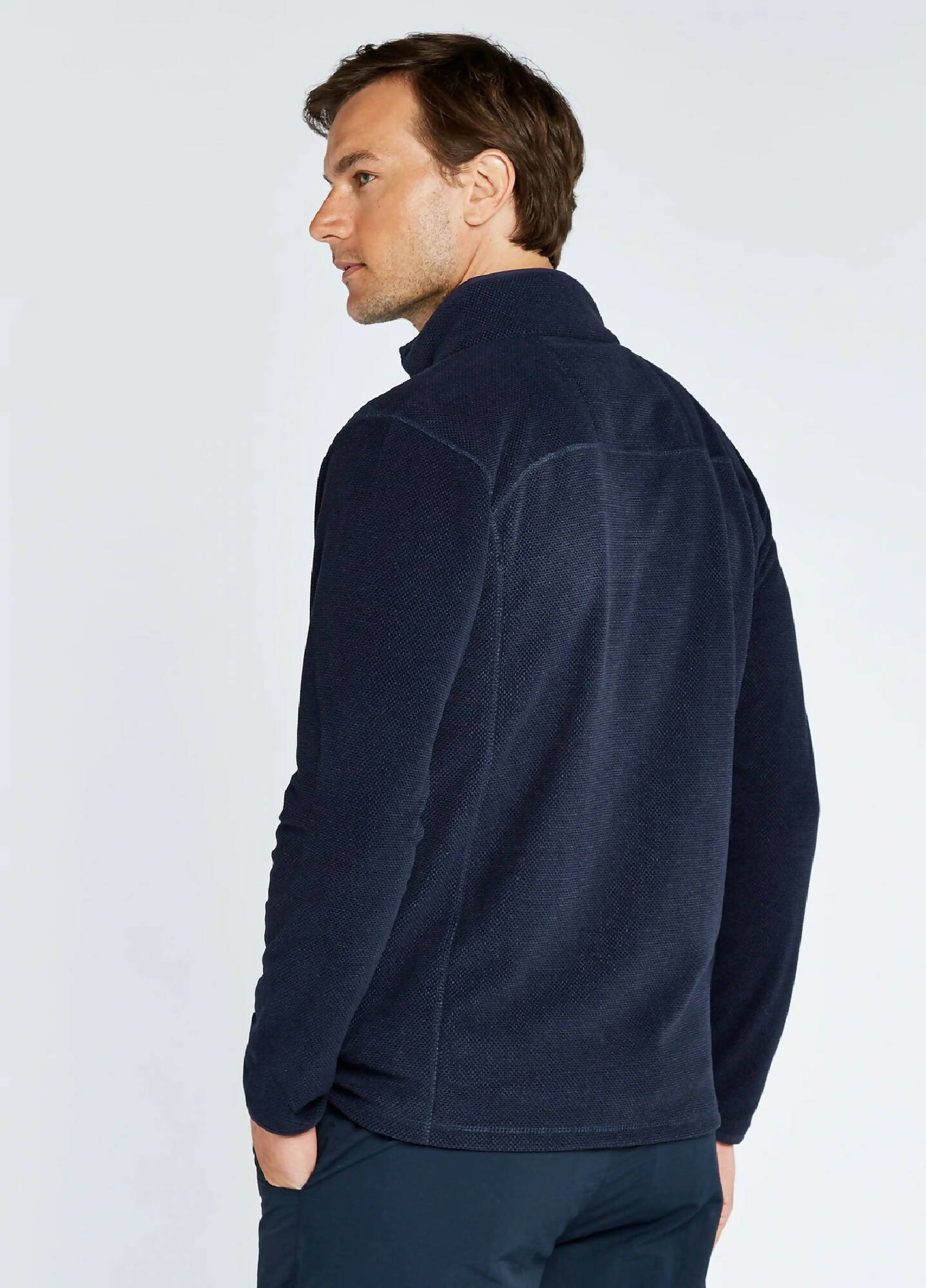 DUBARRY Mustique Full - zip Fleece NAVY (Online only*) - Henry Bucks