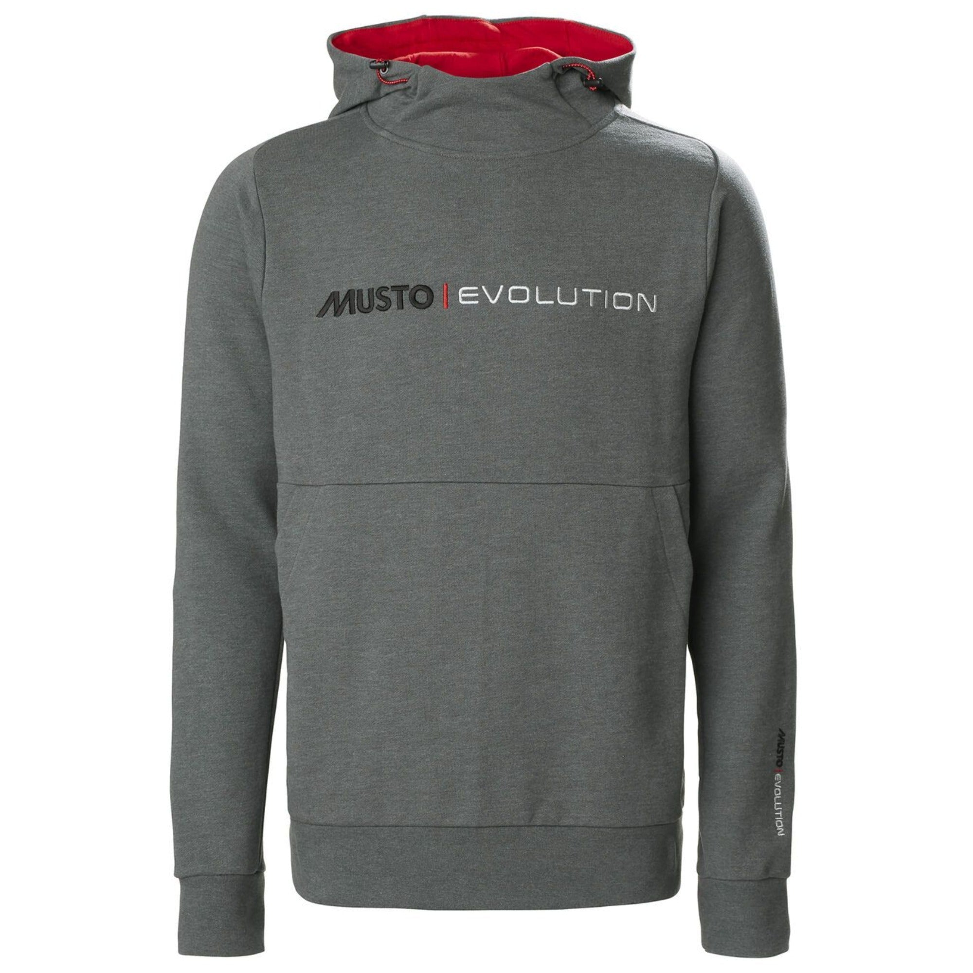 MUSTO EVOLUTION LOGO HOODIE GUNMETAL (Online Only*) - Henry Bucks