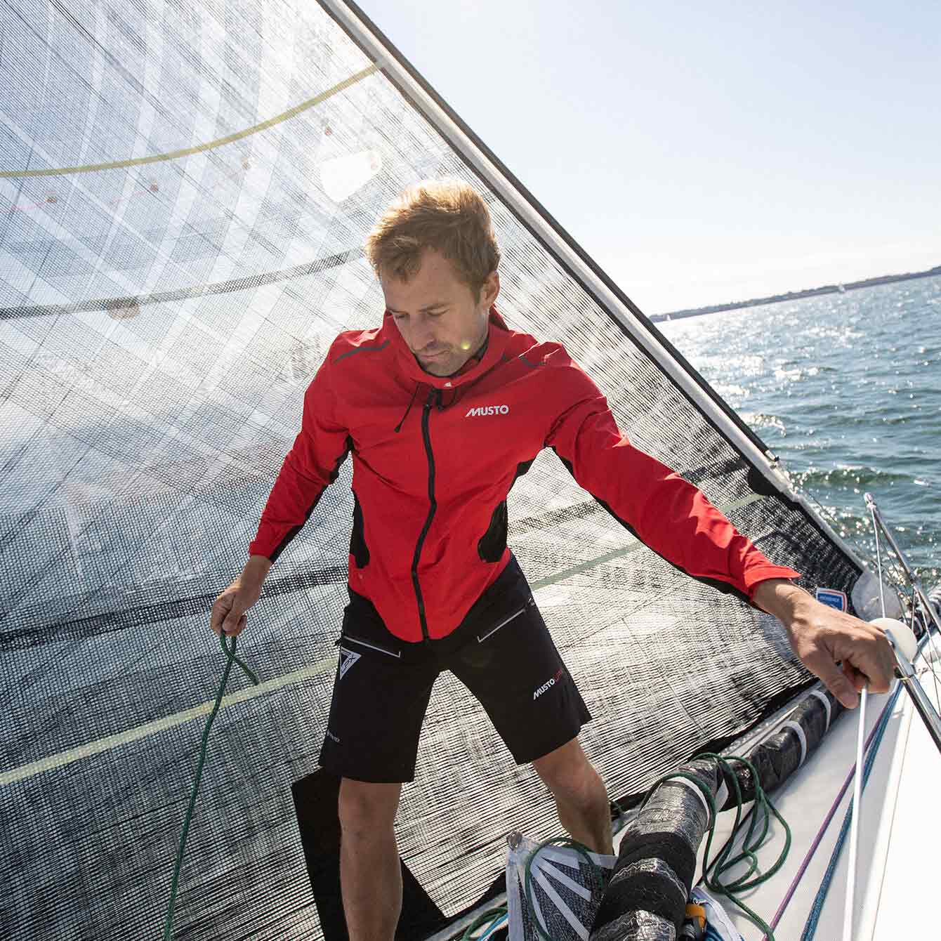 MUSTO LPX GTX INFINIUM AERO JACKET TRUE RED (Online Only*) - Henry Bucks