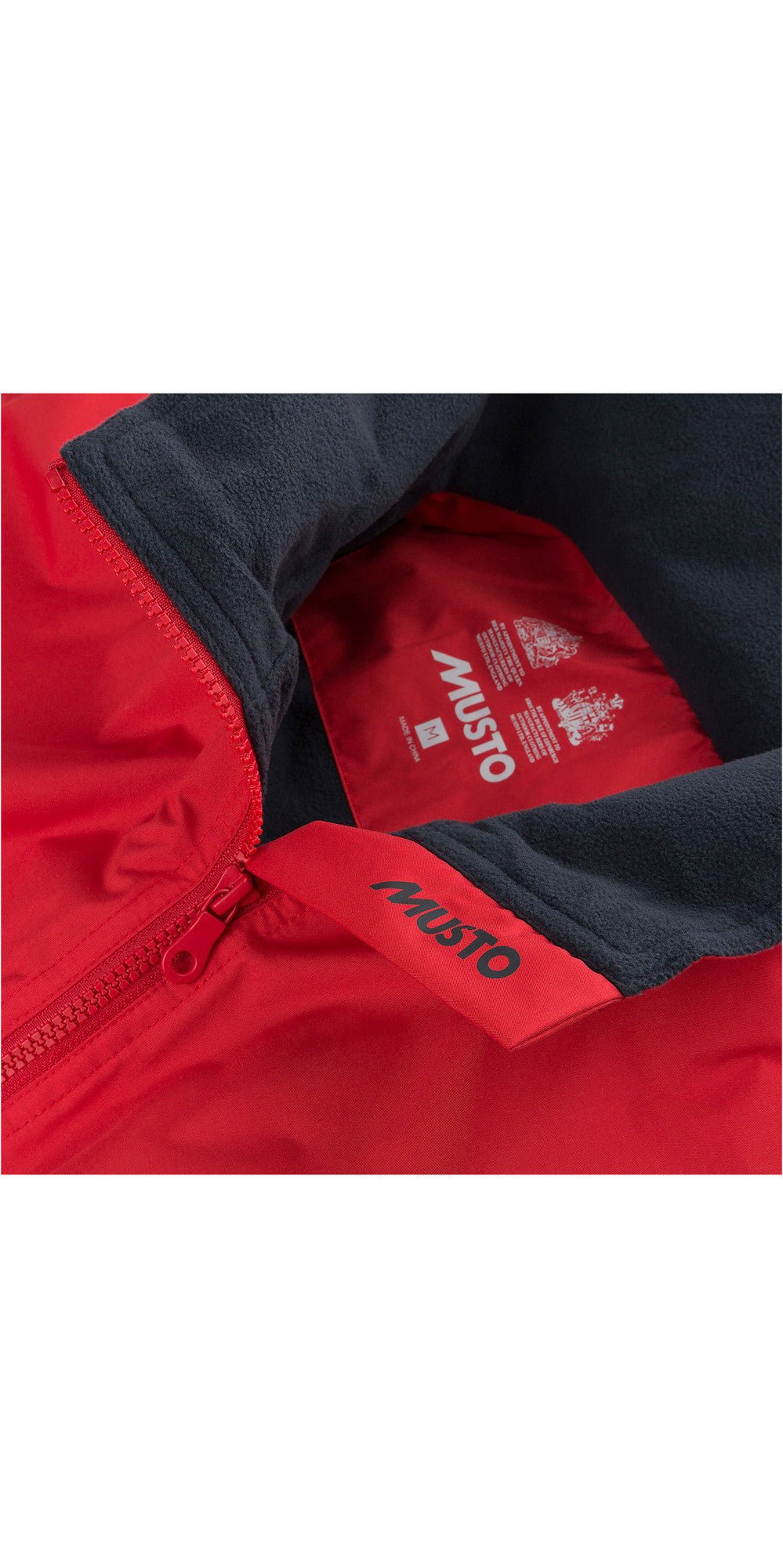 MUSTO MENS SNUG BLOUSON RED/NAVY (Online only*) - Henry Bucks
