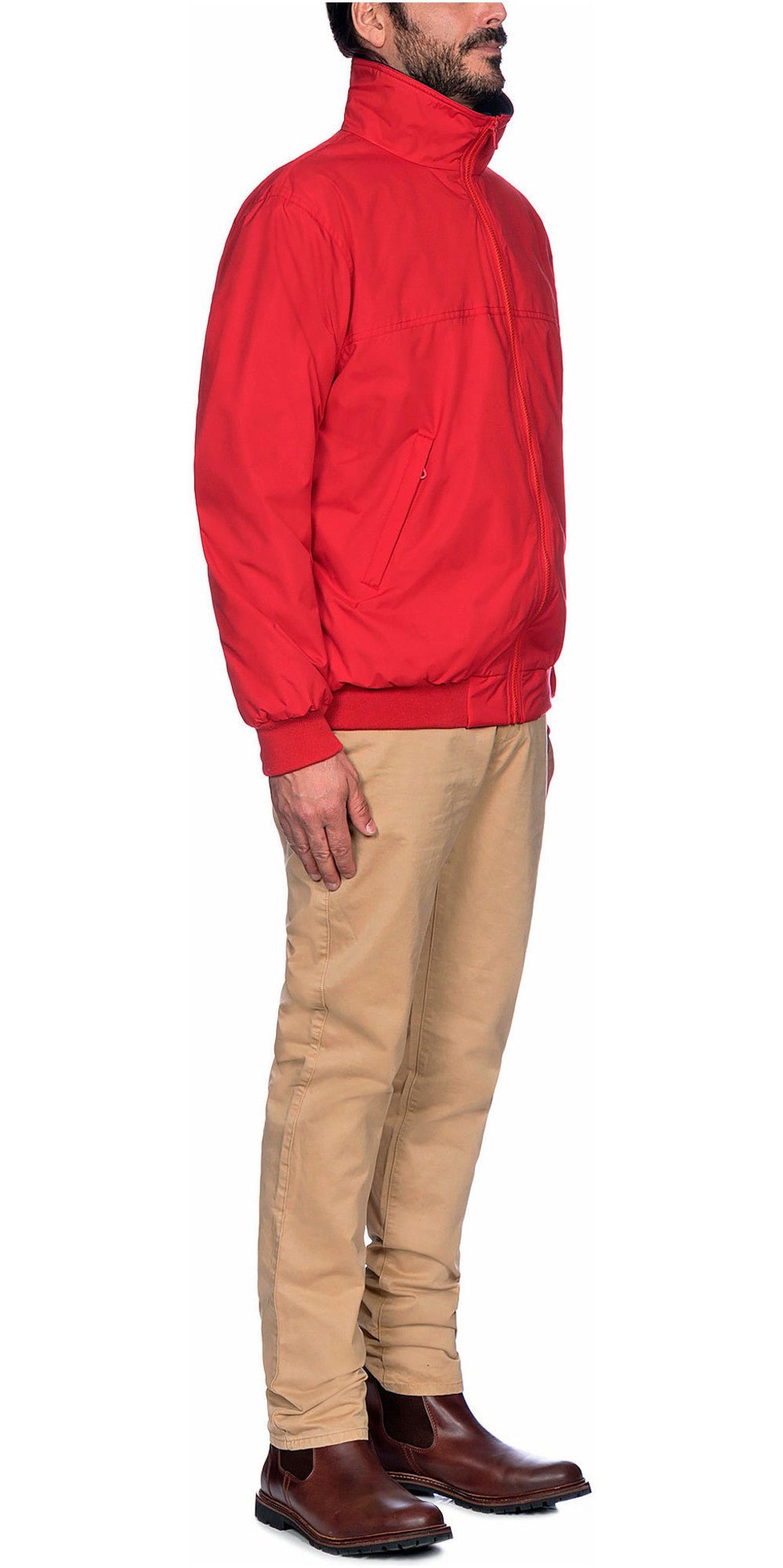 MUSTO MENS SNUG BLOUSON RED/NAVY (Online only*) - Henry Bucks