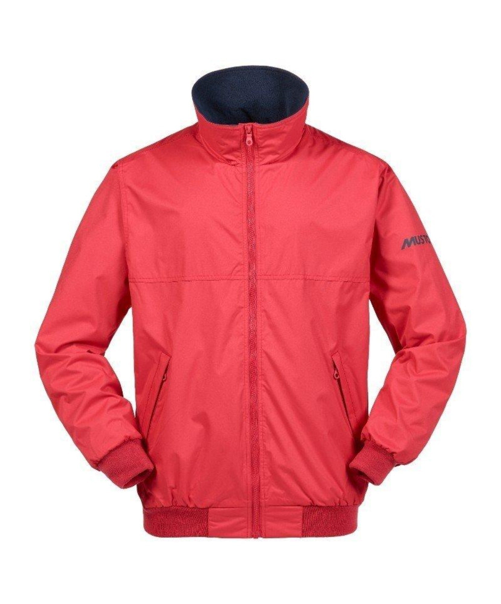 MUSTO MENS SNUG BLOUSON RED/NAVY (Online only*) - Henry Bucks