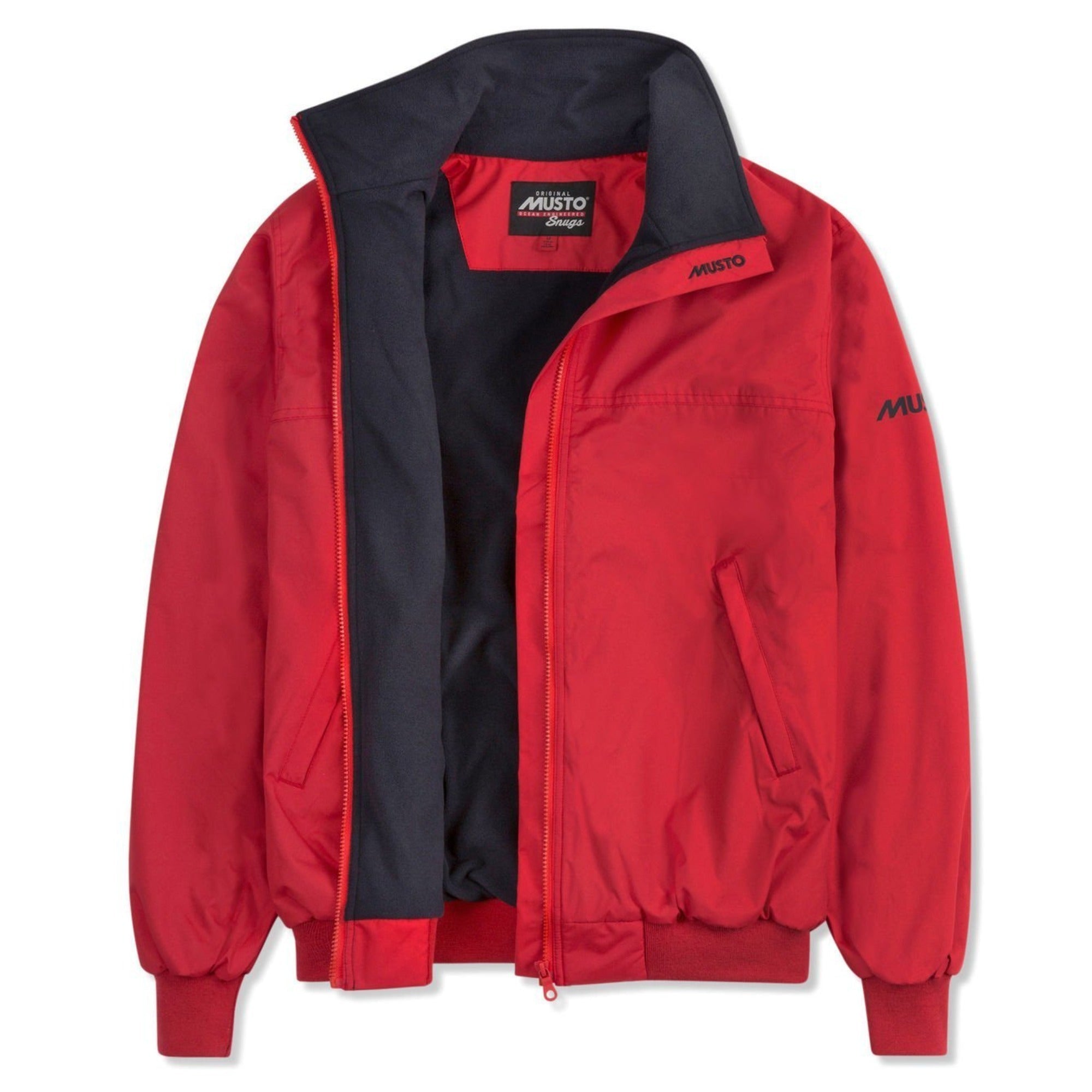 MUSTO MENS SNUG BLOUSON RED/NAVY (Online only*) - Henry Bucks
