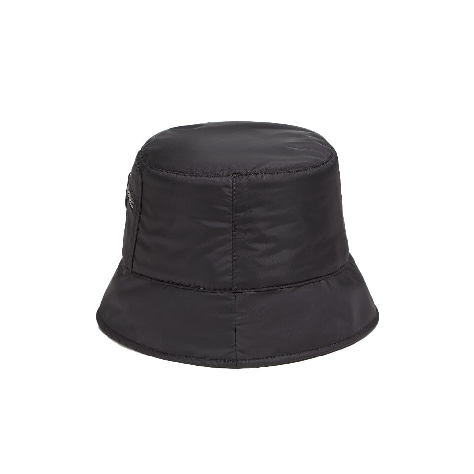 ZEGNA Nylon Bucket Bucket Hat W/Zip Pocket Black